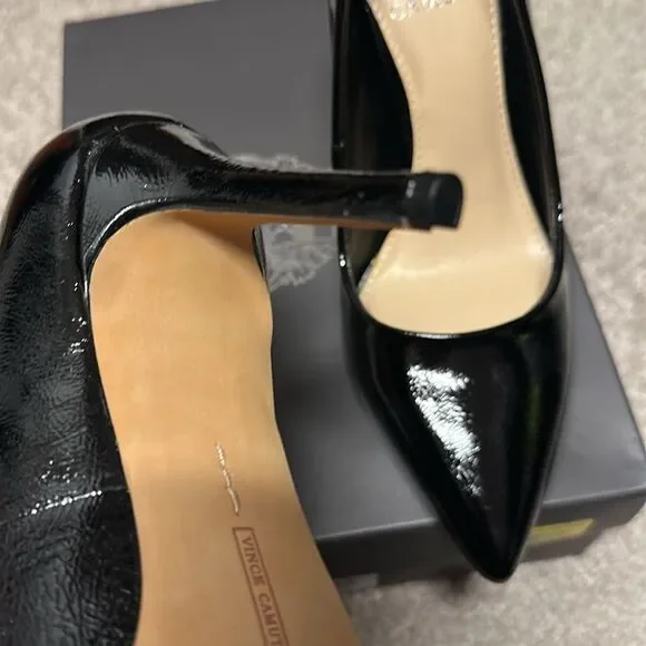 Vince Camuto black patent heels - Picture 3 of 6